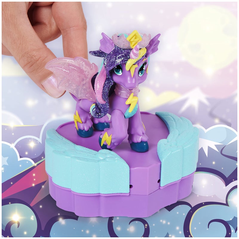 Hatchimals Pixies Riders, Moonlight Mia Pixie and Unicornix Glider Set with Mystery Feature - Image 4
